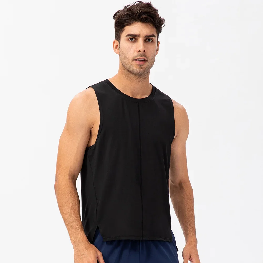 Ginásio homem tanque superior solto singlet masculino fitness de secagem rápida basquete correndo camiseta sem mangas homem colete esportivo maratona singlet