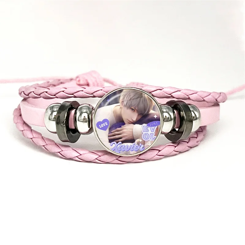 Love And Deepspace Anime Xavier Rafayel Zayne Bracelets Art Multilayer Braided Bracelets Bangles Handmade Jewelry Gifts