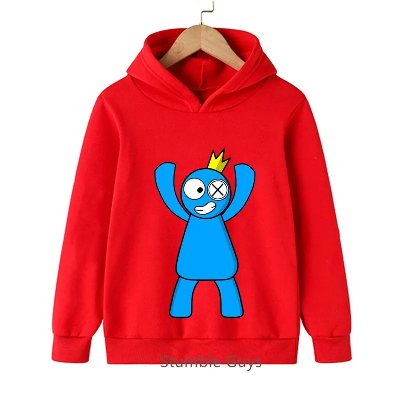 Sudadera con Capucha Roblox para Niños, Primavera-Otoño, Diseño Rainbow Friends, Bonito Estampado