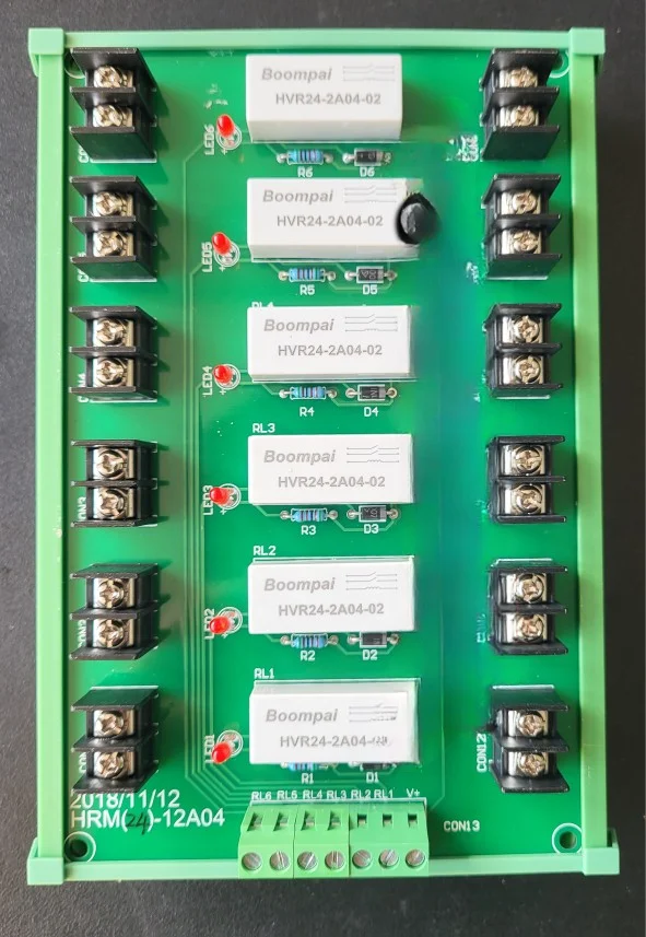 

HRM24-12A04F 12-channel high-voltage relay module, contacts up to 4KV, with chassis