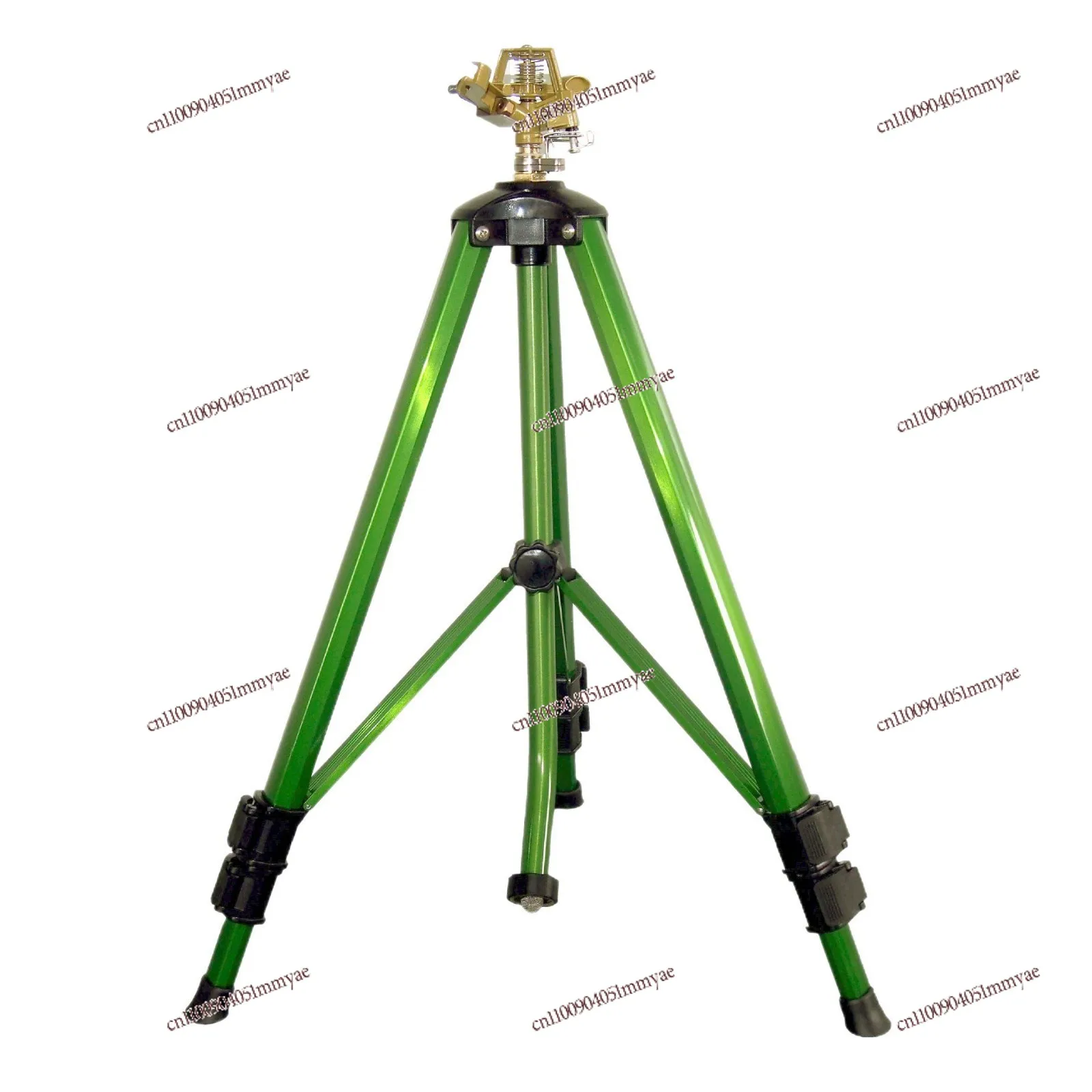 Telescoping Tripod Sprinkler Metal Garden Irrigation Sprayer 360° Rotating Agricultural Watering Hose Nozzle