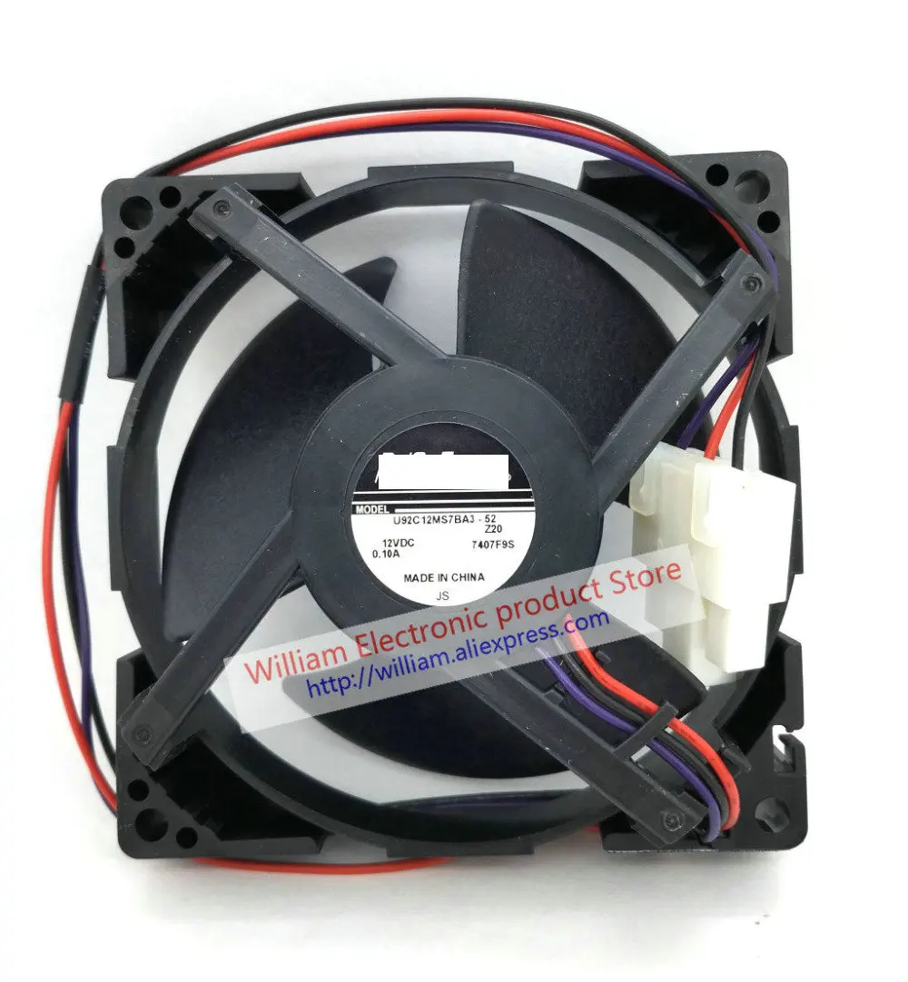 

New Original U92C12MS7BA3-52 DC12V 0.10A 9cm Z20 for Haier Refrigerator Refrigerated Radiator Cooling Fan