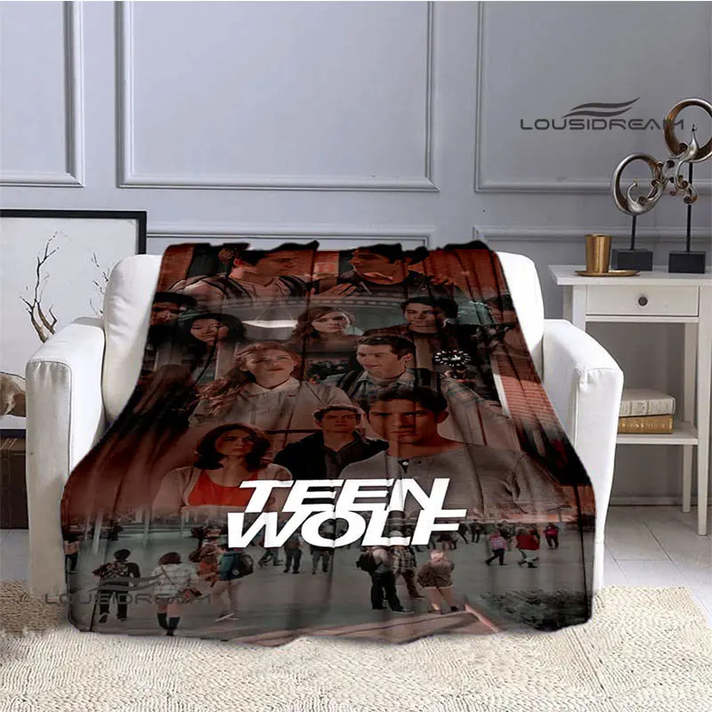 Movie Teen Wolf Printing blanket warm Flange blanket picnic blanket  Home travel blanket bed linings birthday present