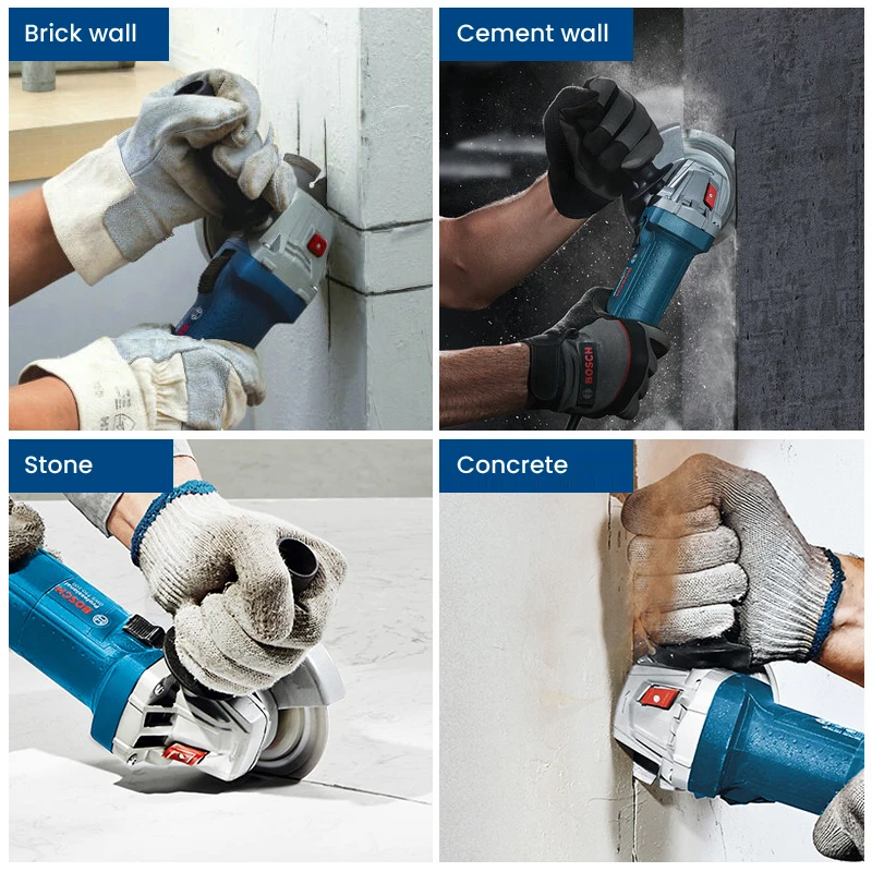 Bosch taş kesme için evrensel kesme tekerleği güçlendirilmiş beton granit değirmeni bıçak elmas disk 105/110/125/180/230mm