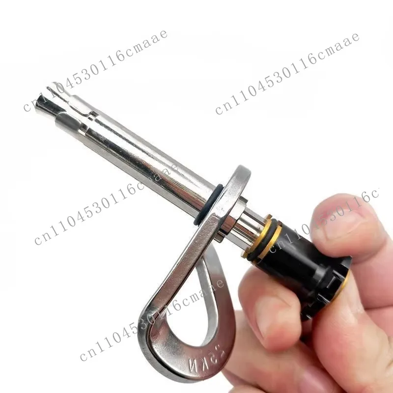 M12 30KN reusable stainless steel bolt removable anchor, suitable for mountaineering, caving, rock climbing, and aerial work