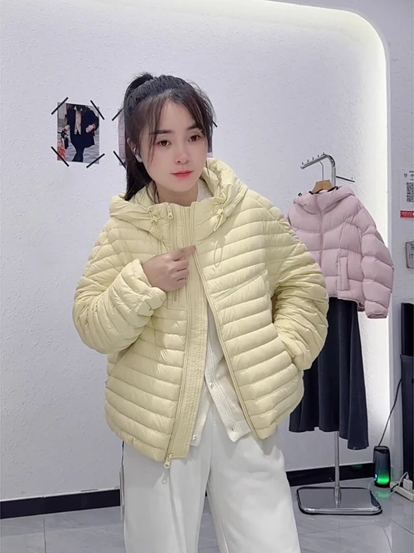 

Свободная куртка в корейском стиле из хлопка: новинка зимы, теплая, с капюшоном, комфортная, на молнии, с длинными рукавами
