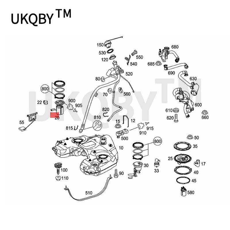 Car Gasoline pump Auxiliary pump 2006-mer ced esb enzML 350 ML 500 ML 300 GL 450 W164 Fuel supply system Electric oil pump