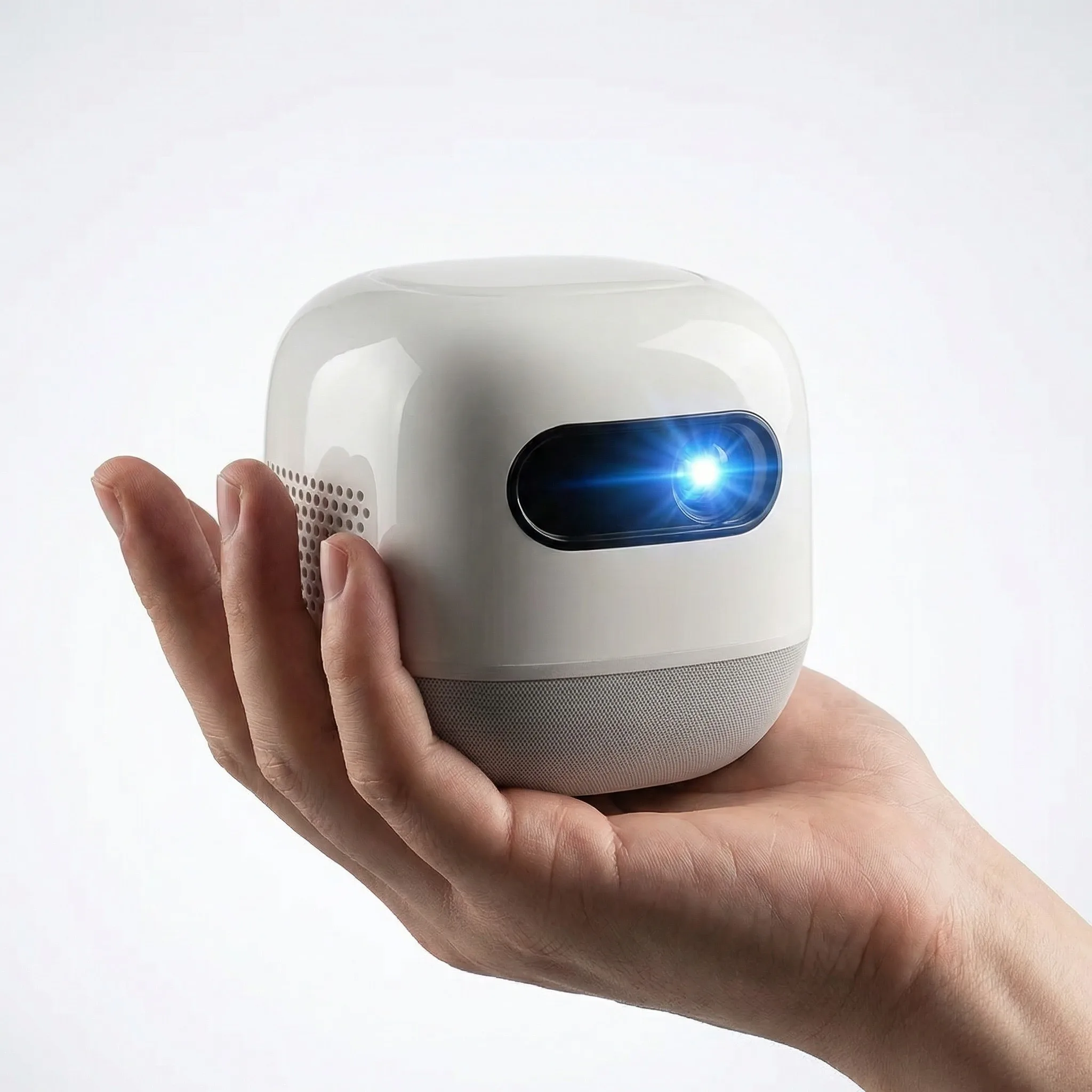 Newest Arrival M2 Smart Android 13.0 Mini Cube Pocket DLP Projector LED 4K Video Beamer With Built in Rechargeable Battery