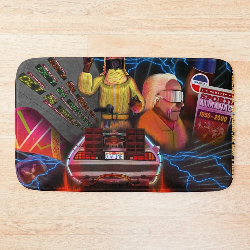 

Back to the future hazmat Bath Mat Carpet In The Living Room Hallway Carpet Mat