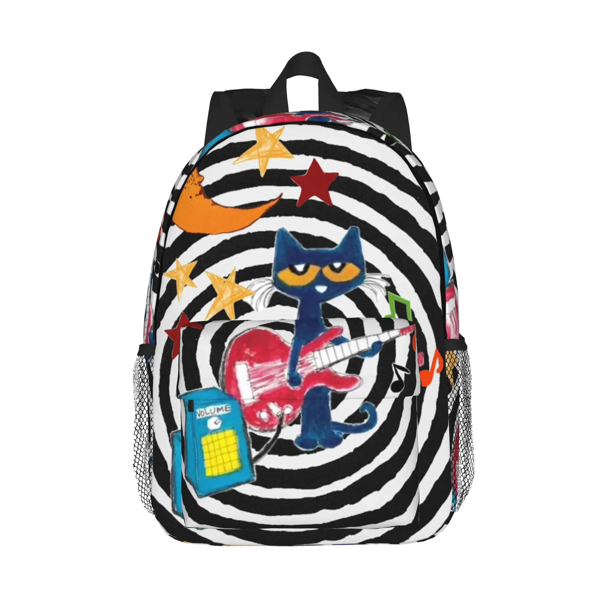 Pete The Cat Backpack Hot Sale Daypack Large Capacity Boys Girls BookBag Shoulder Bags for Men Women School Bag