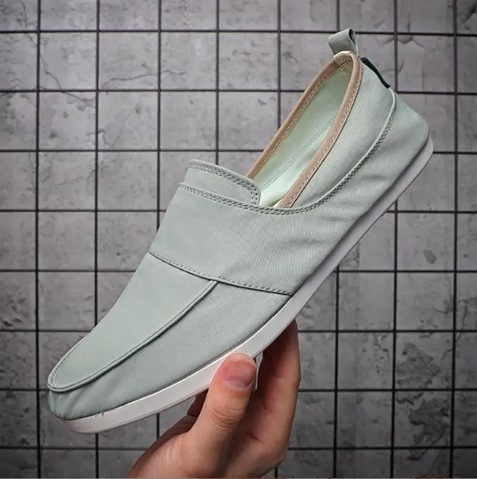 

Men's Summer Breathable Canvas Loafers Slip-On Sneakers Fashion Casual Lightweight Flats Driving Shoes