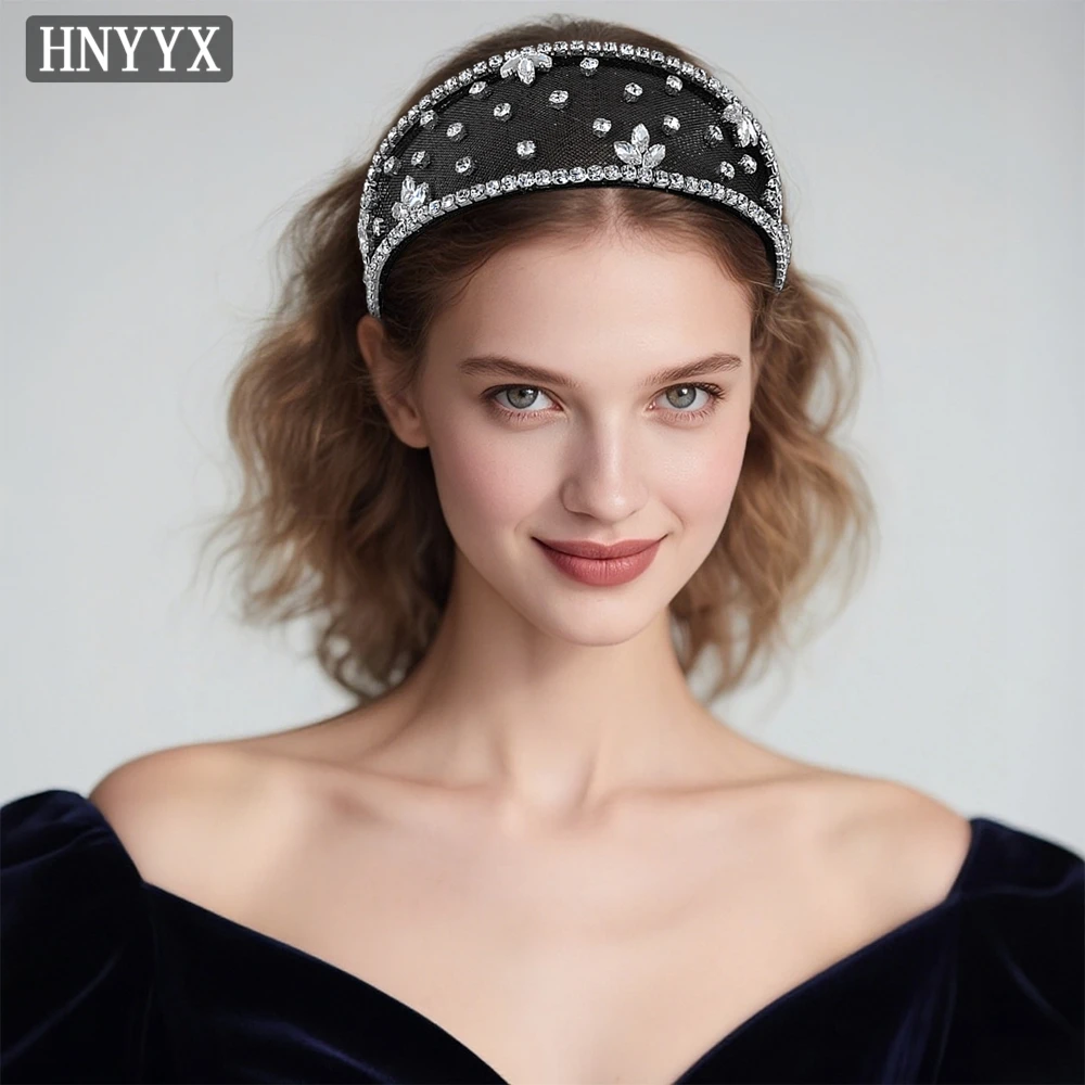 

YouLaPan Bridal Wedding Simple Headband Handmade Inlaid With Rhinestones Fashionable Ladies Banquet Hair Accessories YXA398