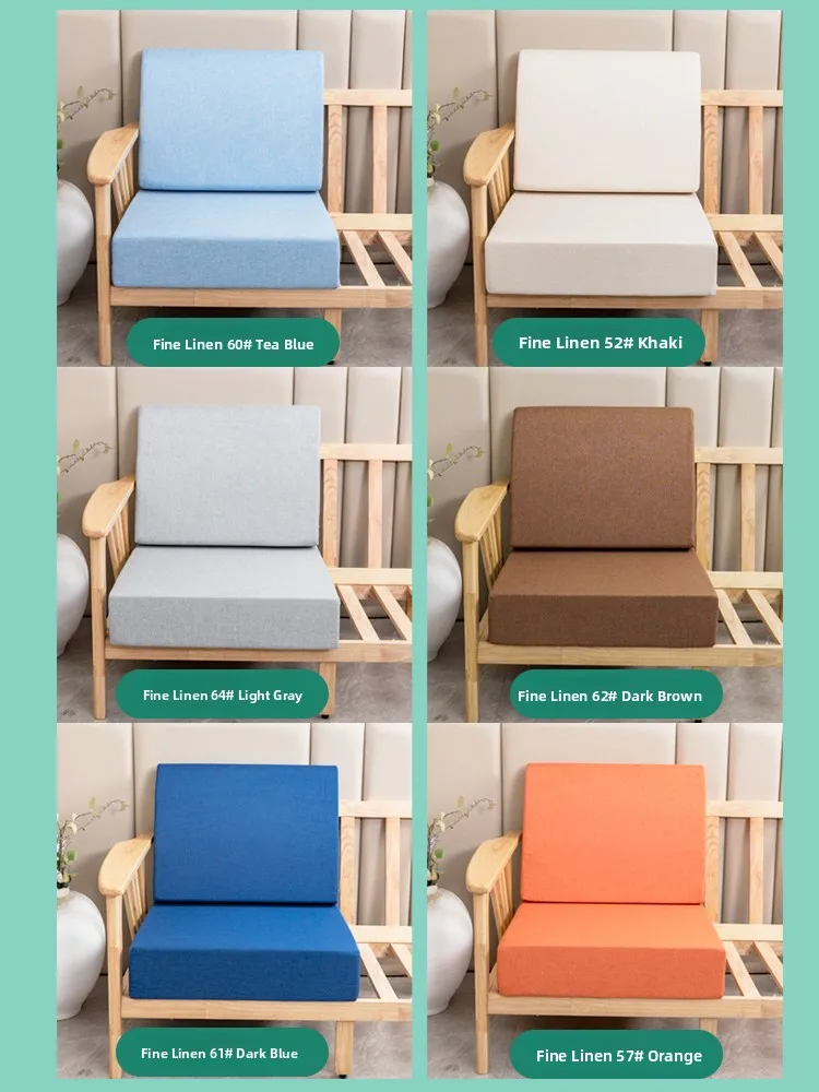 

Thiened Hard High Densi Sponge Sofa Cuion Barest Chair Pad Window Bed Headrest Pad Modern Simple Sle Remo...