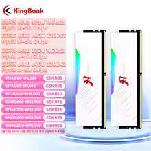 KingBank brand series DDR5 RGB RAM Memory DDR5 RAM PC 16GB 32GB 64GB 6000MHz 6400 MHz RAM for Desktop White Hynix Chip - AliExpress 7