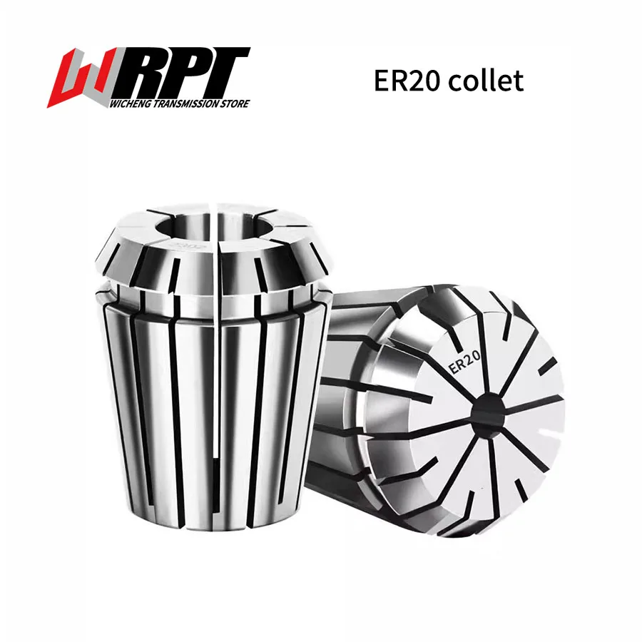 Collet ER20 High Precision Elastic Milling Cutter Spring Collets Fixture Engraving Machine CNC Milling Lathe Tool Hole 1-13mm
