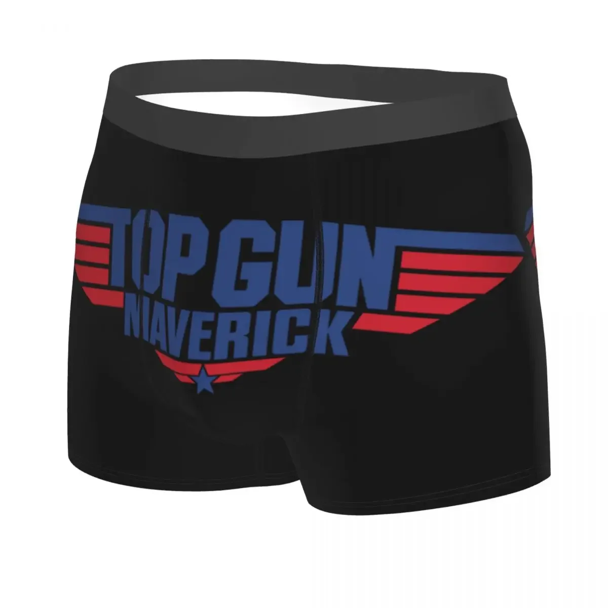 Novelty Top Gun Maverick Boxers Shorts Panties Men's Underpants Stretch Tom Cruise Film Briefs Underwear