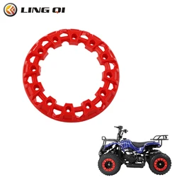 LING QI-Plastic Rim Cap para veículo de quatro rodas, Wheel Trim, Hub Decoração Proteção, Dune Buggy, ATV, 7