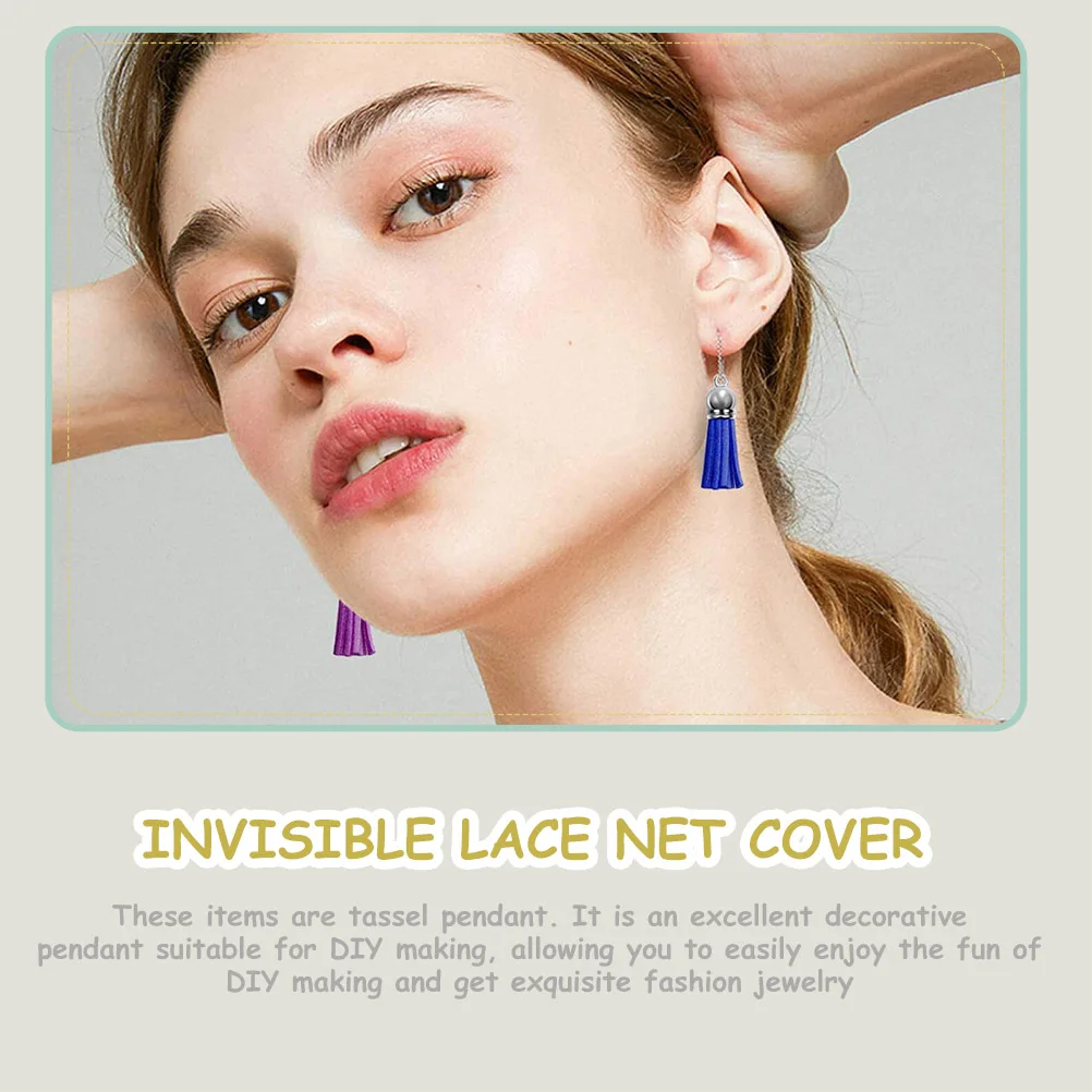 

50Sets Tassel Charms DIY Keyring Decor Handmade Tassel Pendants Durable Fashionable Jewelry Bag Decor Bag Ornaments