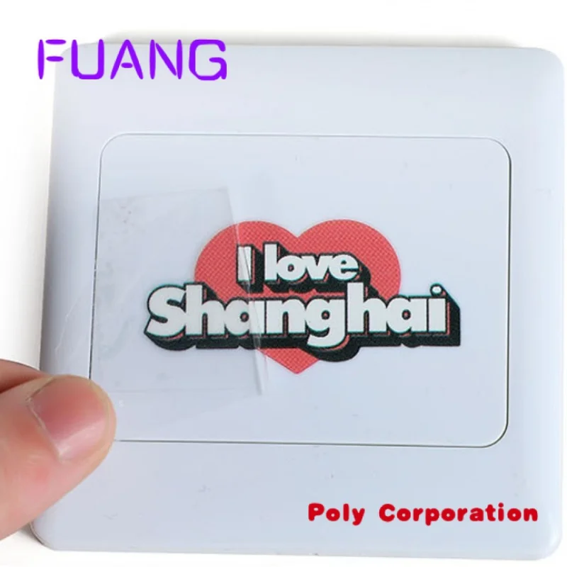 Hoge Kwaliteit Custom Nikkel Label Metalen Overdracht Stickers Custom Logo Stickers 3d Rose Sticker Logo