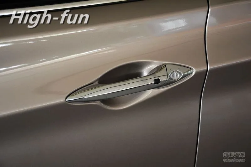 FUNDUOO For Hyundai Elantra 2012 2013 2014 2015 2016 New Chrome Car Side Door Handle Cover Trim Sticker With Smart Entry Buttons