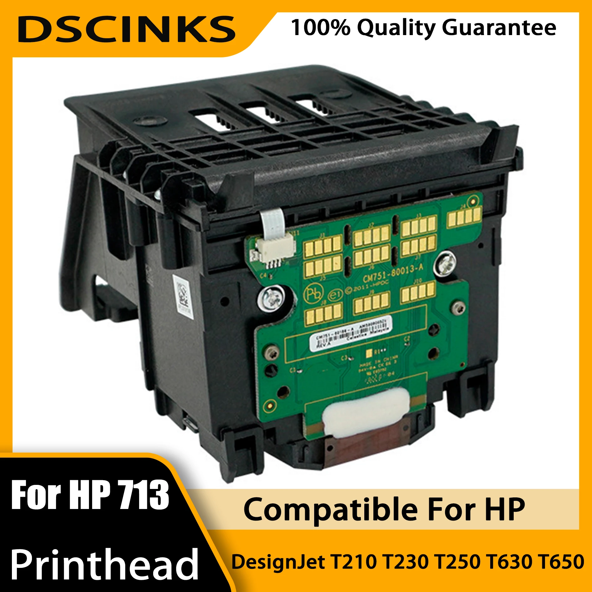 

For HP 713 3ED58A Printhead Compatible Replacement for HP Designjet T210 T230 T250 T630 T650 Studio Plotter Printer