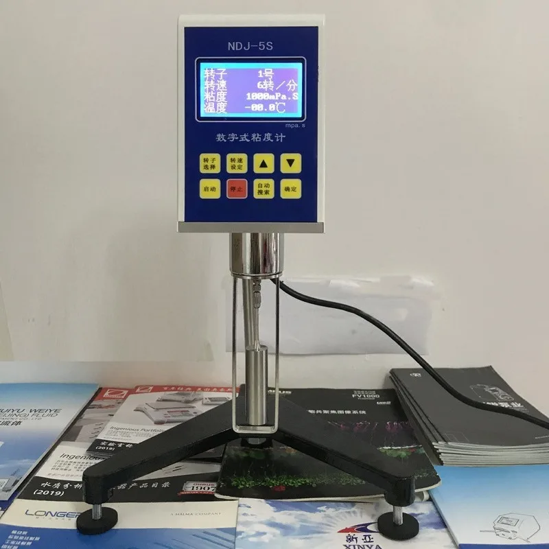 Digital digital viscometer NDJ-5S/8S/9S rotating glue, ink, coating, hot melt adhesive viscometer