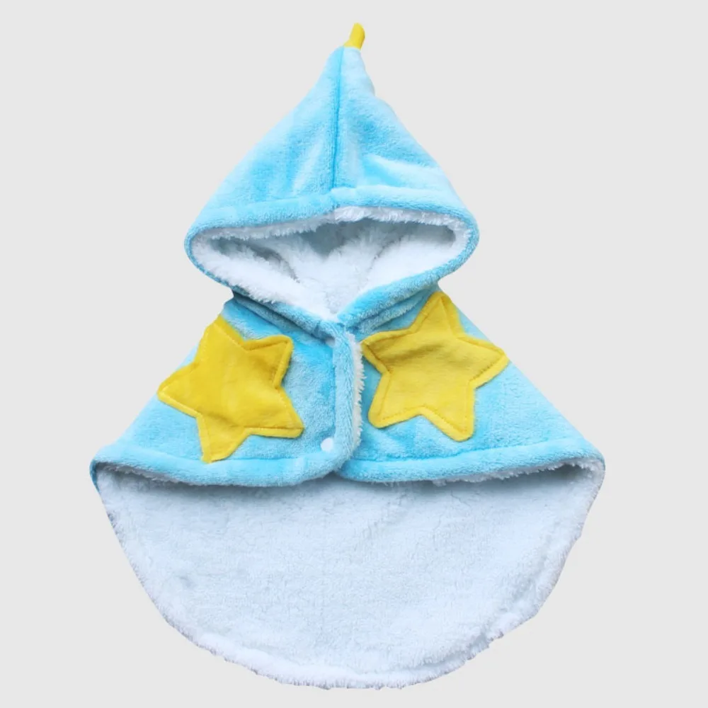 

Cute Warm Dog Hooded Sleeprobe Cloak-Style Soft Dog Pajama Blanket Comfortable Thickened Pet Blanket Cape Sleeping