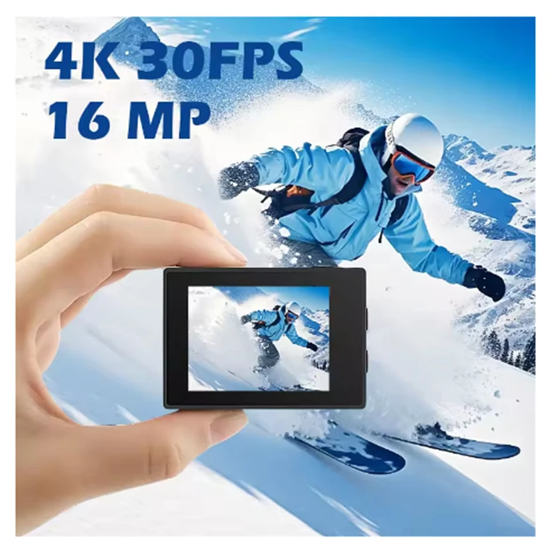 

SJCAM SJ4000 Dual Screen 4K Action Camera 30M Waterproof Anti-Shake HD Sports Video Action Cameras Motorcycle Bicycle Helmet