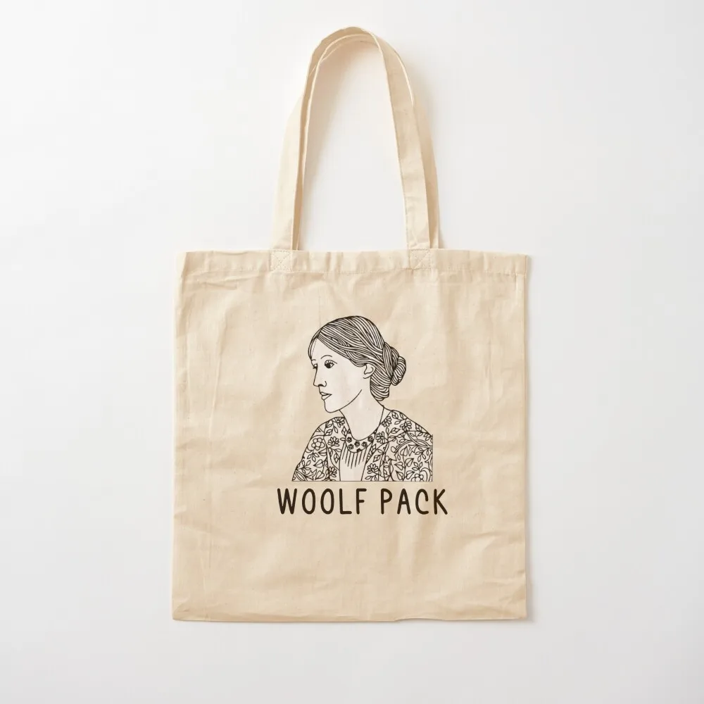 

Virginia Woolf -Woolf Pack Tote Bag the tote bag canvas shopping bag Women's handbag Canvas Tote