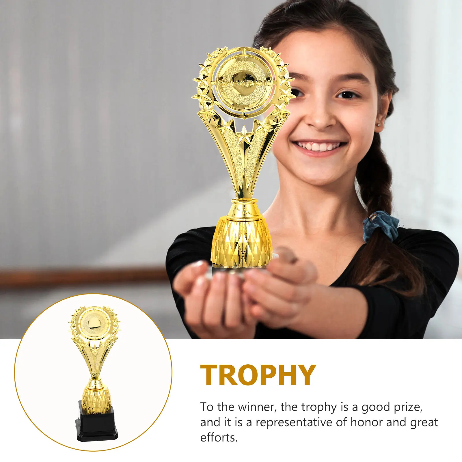 

Детский креативный приз-кубок из высококачественного пластика для выпускников детского сада, спортивных соревнований, награждений и признаний достижений