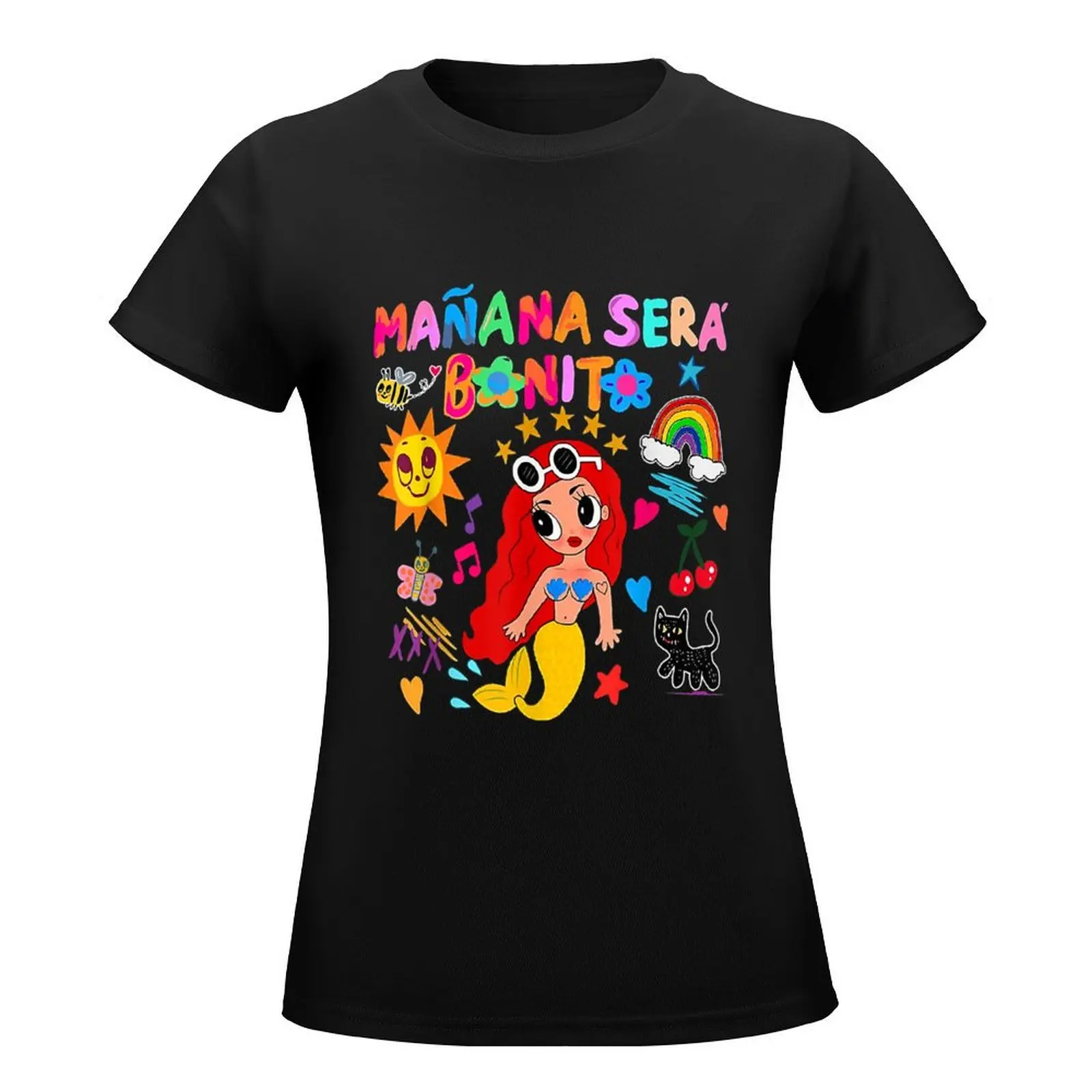 Colorful Vintage Women Karols Manana G Sera Bonitos Lover essentiel T-Shirt anime animal prinfor Woman clothing