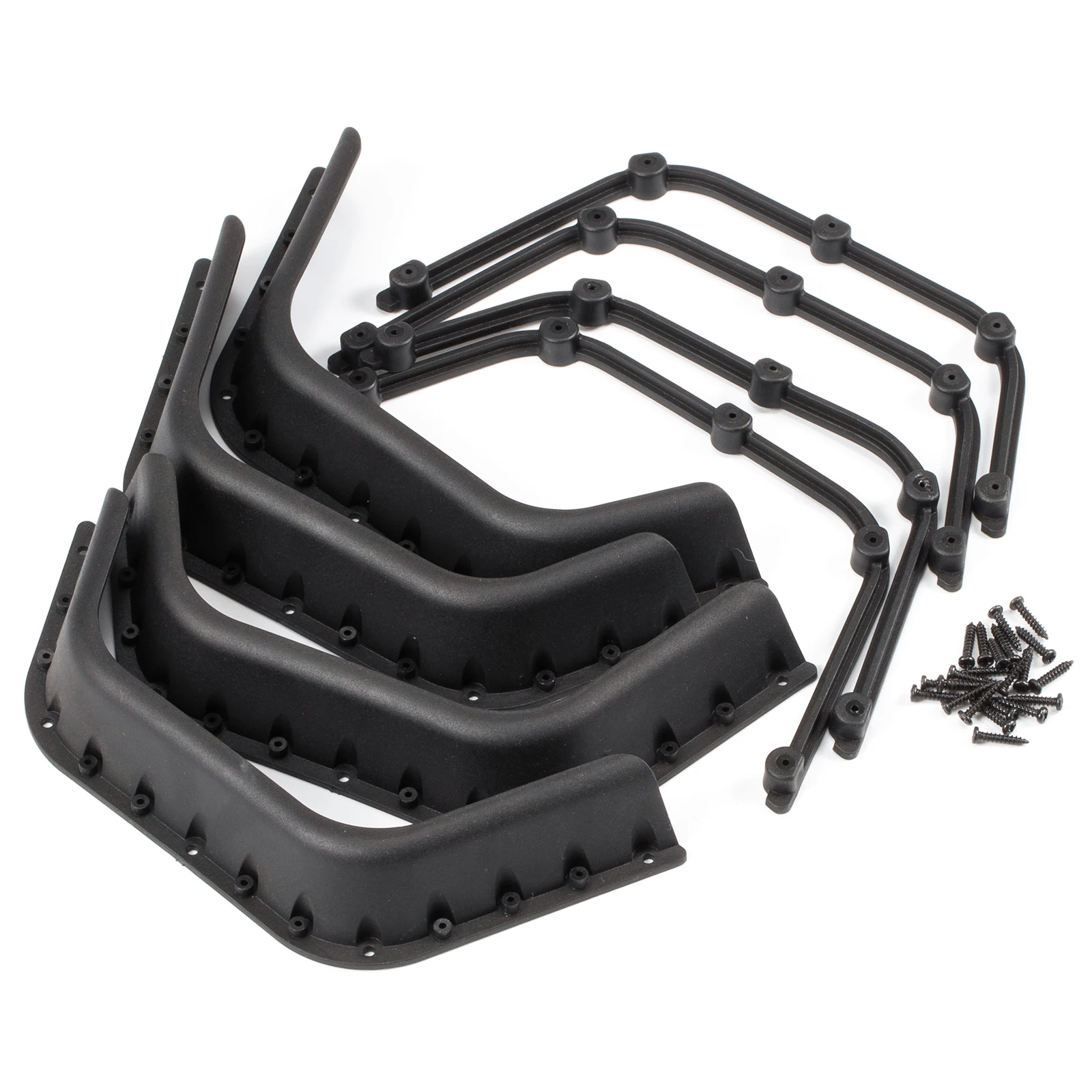 Plastic Wide Fender Flares Set for 1/10 RC Crawler RC4WD  Gelande II Defender D90 D110 Body view 3