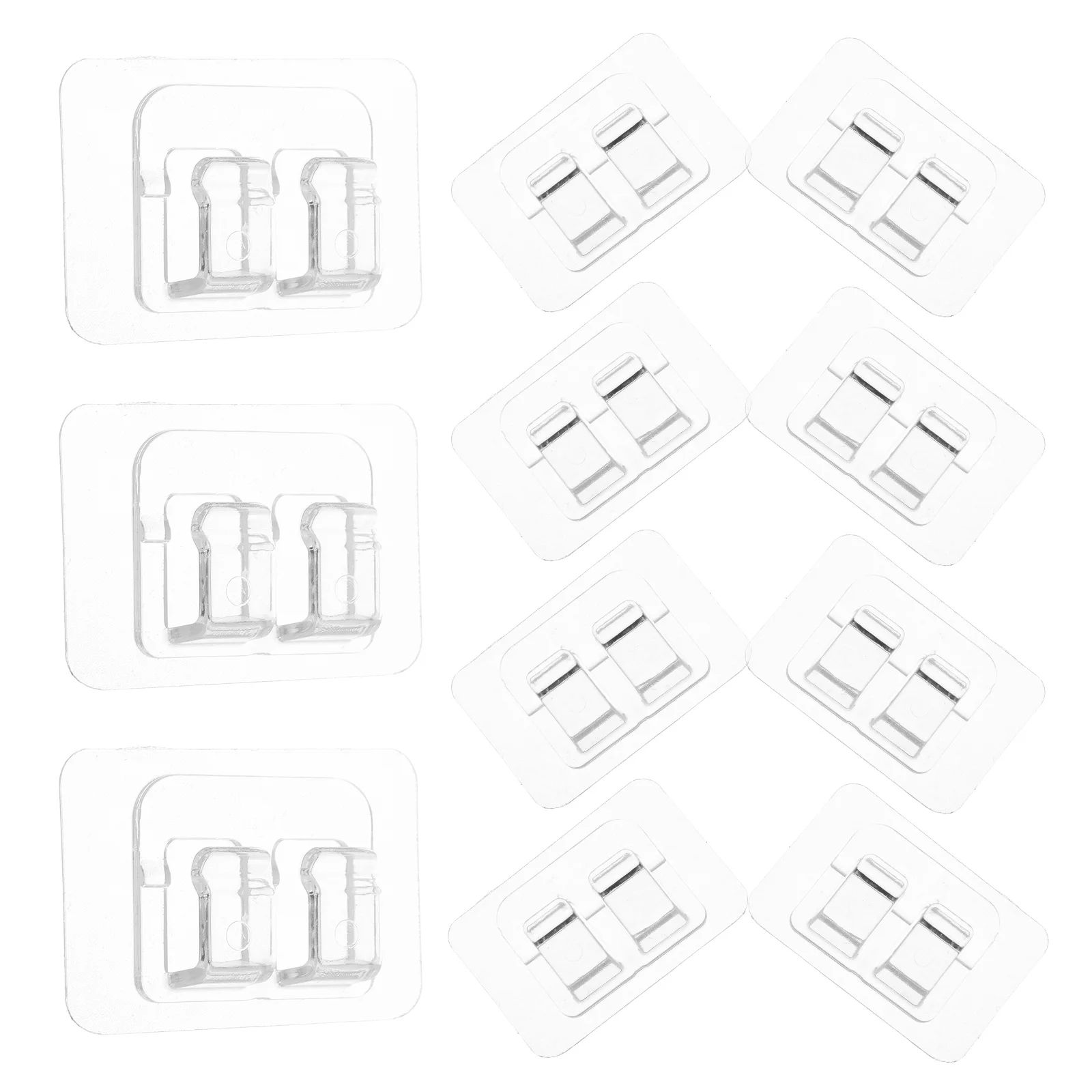 

50 pcs Cable Light Hook Waterproof Strip Outdoor Pvc Hooks for String Lights Holiday Displays Christmas Festive