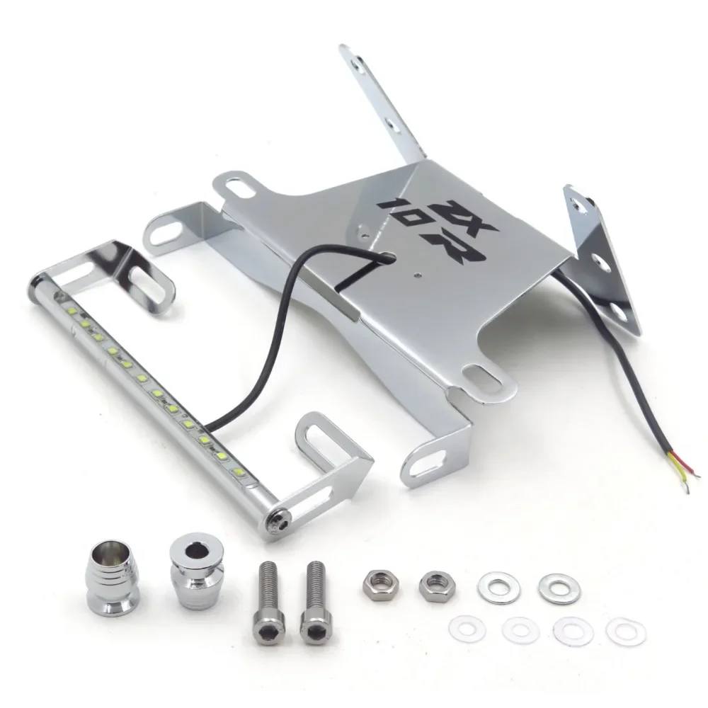 

W/LED Light Fender Eliminator for Kawasaki Ninja ZX10R / ZX-10R 2004 2005 2006 04-06 Aftermarket Motorcycle Part Chrome
