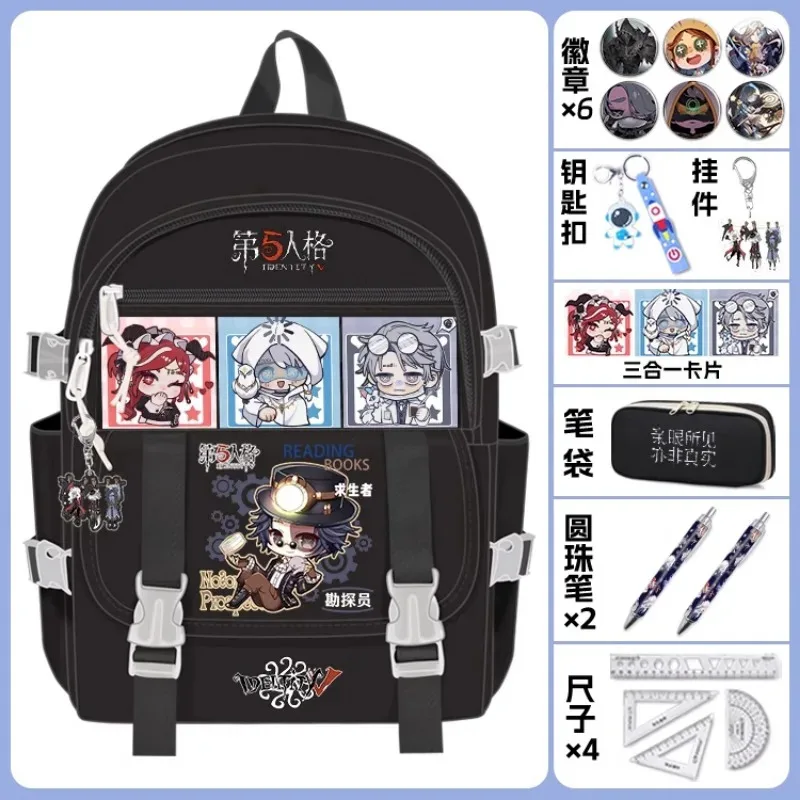 كاندي 2025 أنيمي لعبة الهوية الخامس تأثيري المنقب المحنط سير أكسفورد الكرتون عالية السعة الحرم الجامعي شارة مقلمة على ظهره