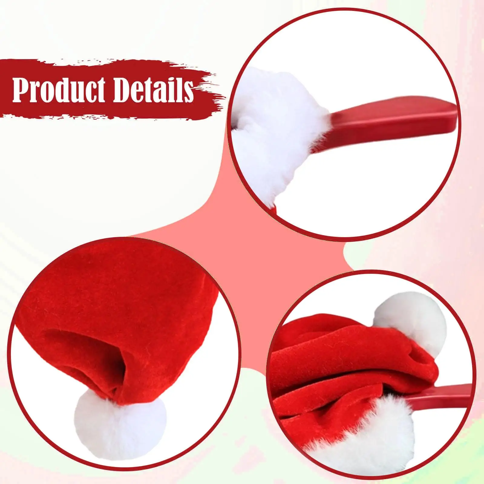 Christmas Hat Appearing Anything Change Bag Stage Party Illusions Gimmick,Santa Hat,for Stage,Party Supplies Xmas Beginner Women