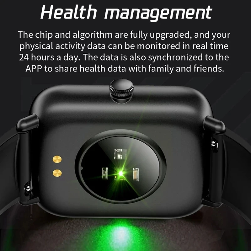 2023 New Bluetooth Heart Rate Monitor Smart Watch Men Full Touch Dial Call Fitness Tracker IP67 Waterproof Smartwatch Men women