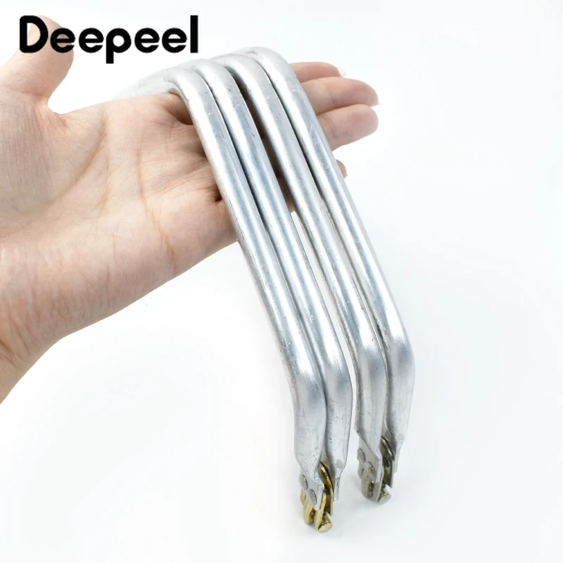 2/5Pc Deepeel 22cm Mouth Gold bag buckle Metal Purse Frame Handle Clad Aluminum Tube Handbag Kiss Clasp Hardware Accessories