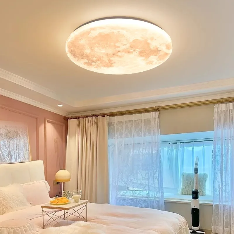 

Moon Ceiling Llight Nordic Modern Bedroom Lamp Balcony LED Children Ceiling Lamp Aisle Corridor Home Decor Design Loft Wall Lamp