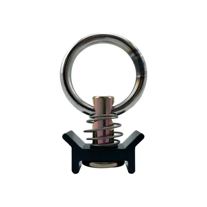 For Trailer For Cargo 8 PCS L-Track Single Stud Fitting With O Ring, L-Track Tie Down Bolts, Steel