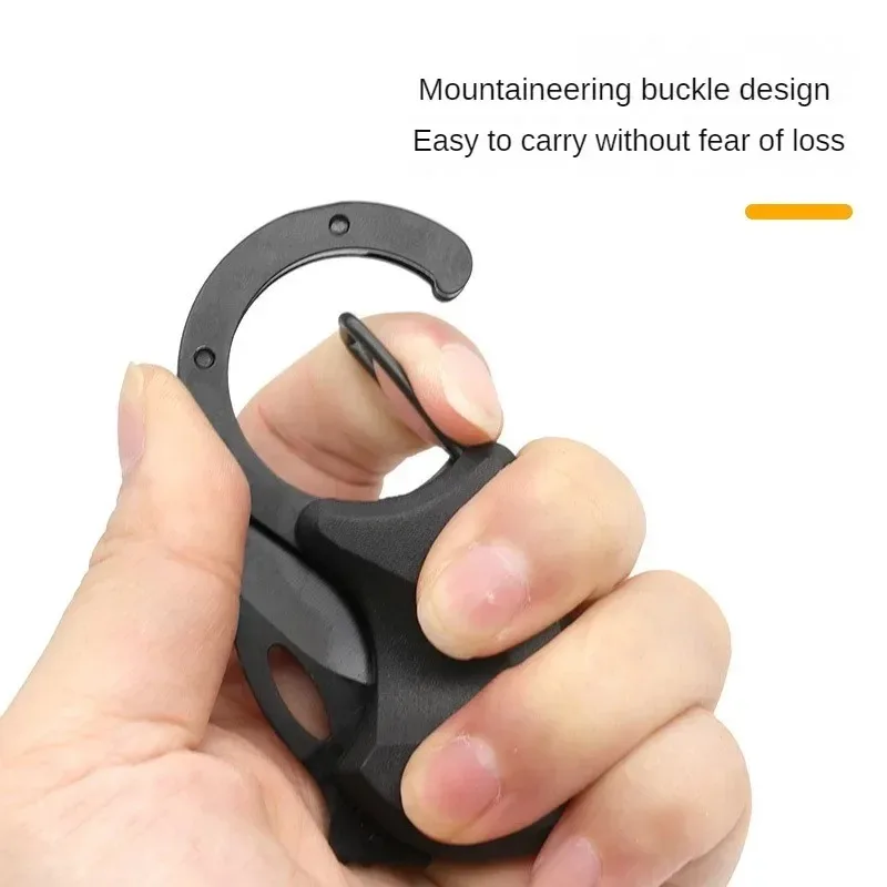 Outdoor multi-purpose carabiner knife portable keychain camping mountaineering hook camping carabiner portable claw knife