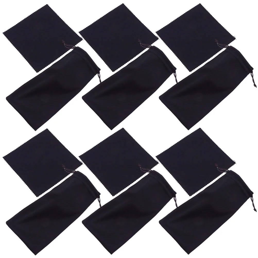 

20Sets Compact Glasses Pouch Set Stylish Cloth Bag for Protecting Sunglasses and Reading Eyewear Lightweight Storage Solution