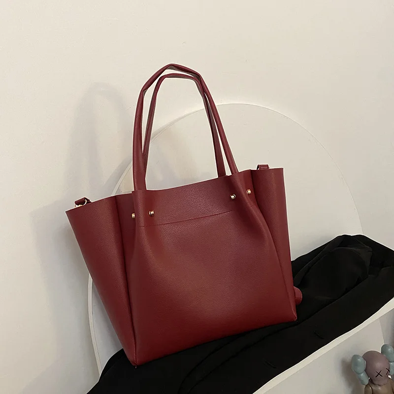 Purse New Tote Bag Fashion PU leather portable large single Shoulder Messenger multipurpose women's bag