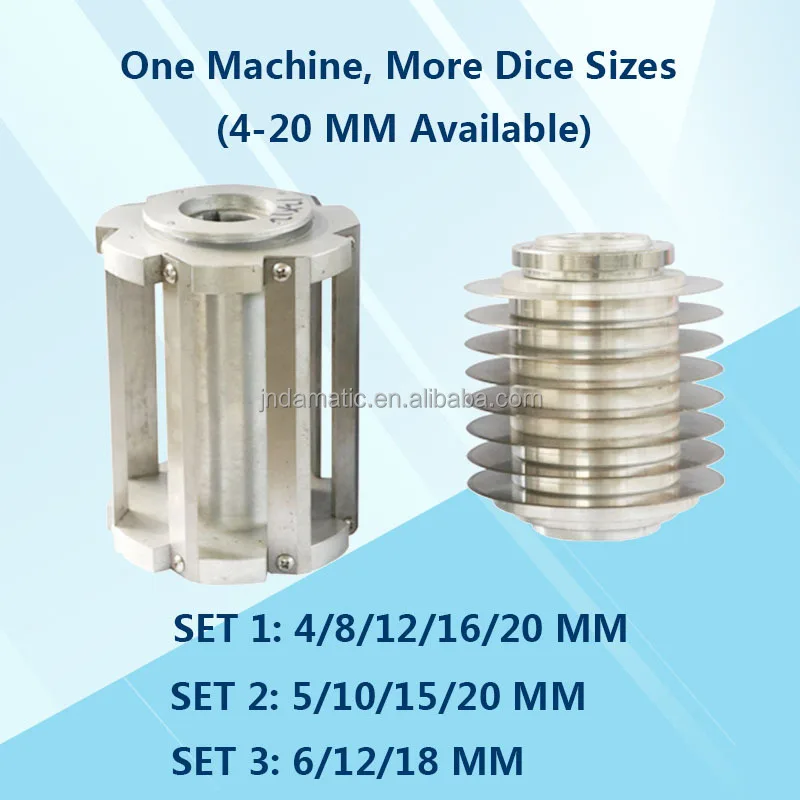 Máquina de corte automática CHD100 para batata vegetal, cenoura, cebola, tomate, coco, manga, cubo