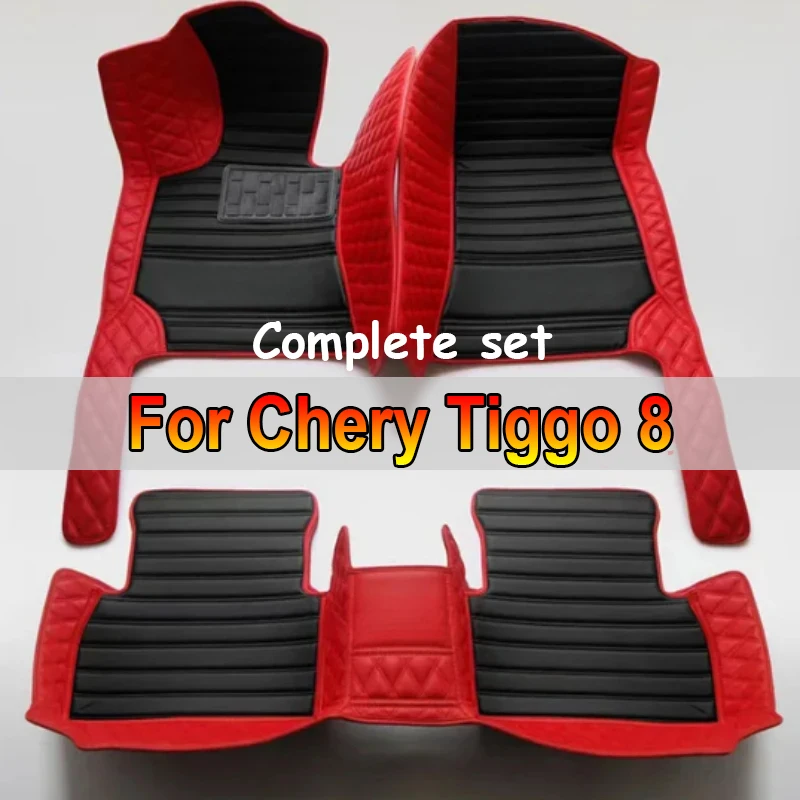 

Автомобильные коврики для Chery Tiggo 8/Tiggo 8 Pro Five Seats 2022 2023, пользовательские автомобильные подушечки для ног, автомобильный чехол, аксессуары для интерьера