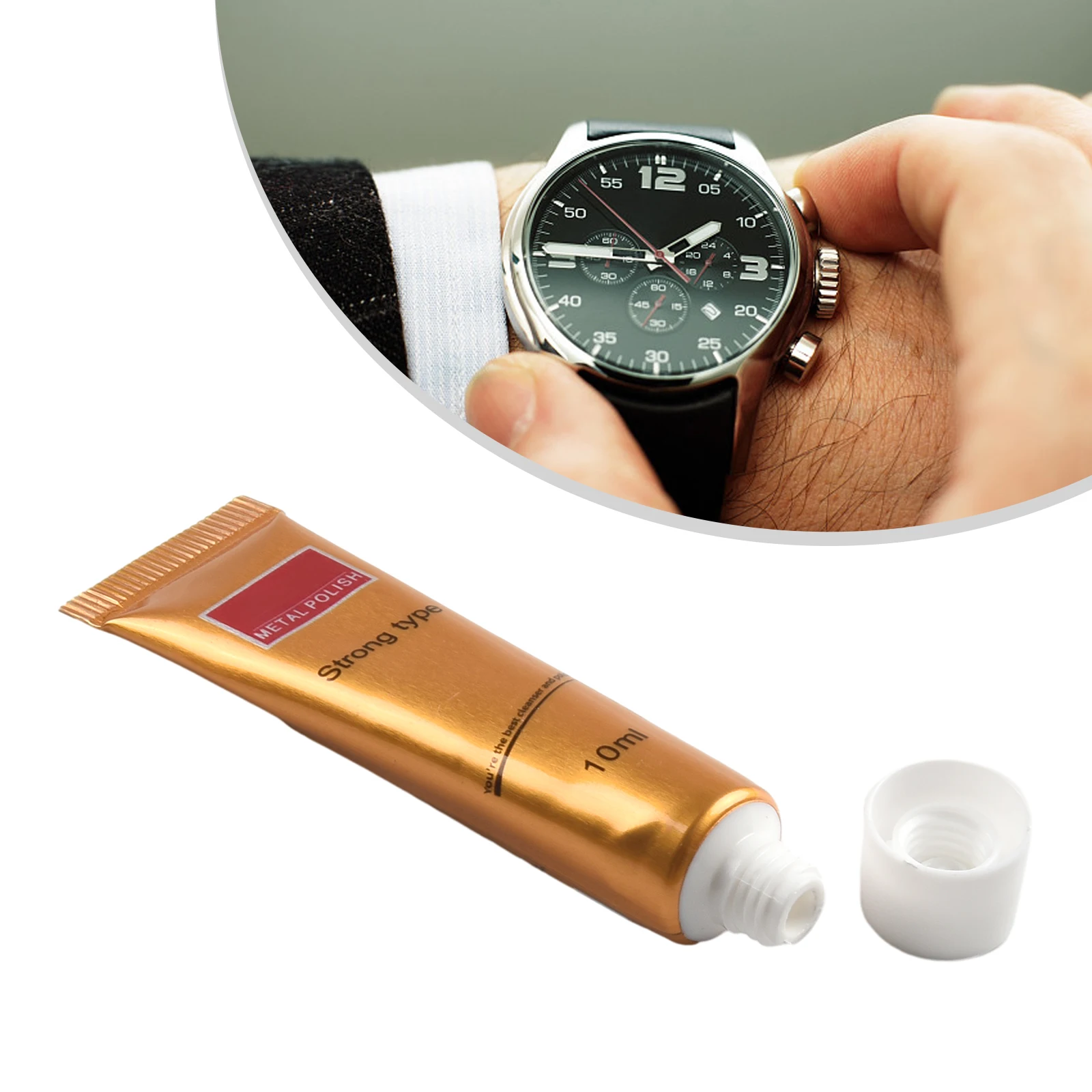 Polishing Paste Metal Polish Rust Removal Stainless Steel 10g Accessories Ceramic Watch Cleaning Paste Replace Brand New