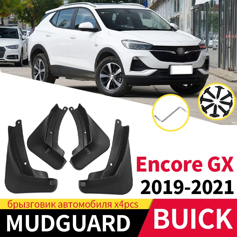 Mudguards For Buick Encore GX 2019 2020 2021Wheel Eyebrow Car Mudflaps Mud Flaps Splash Guards Front Rear