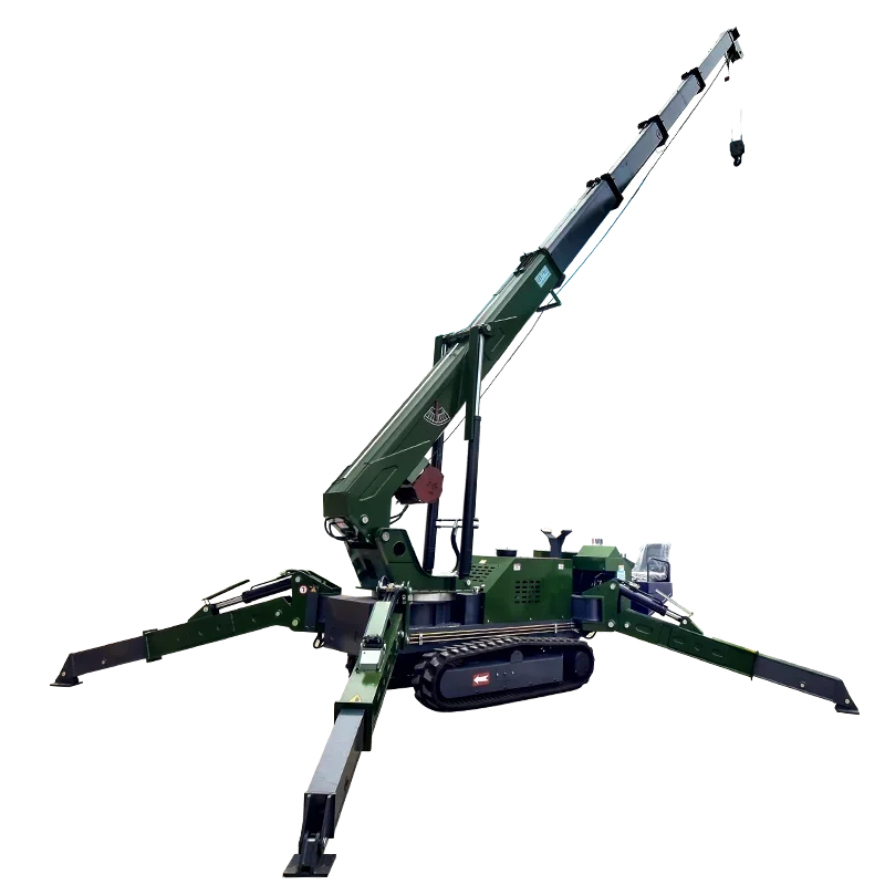 Factory Sale High Quality Spider Crane Working Radius 5T 8T 12T Construction Lifting