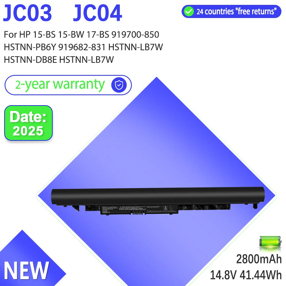 DODOMORN JC04 JC03 batería del ordenador portátil para HP 15-BS 15-BW 17-BS HSTNN-PB6Y 919681-831 HSTNN-HB7X HSTNN-DB8A TPN-C130 919682-831