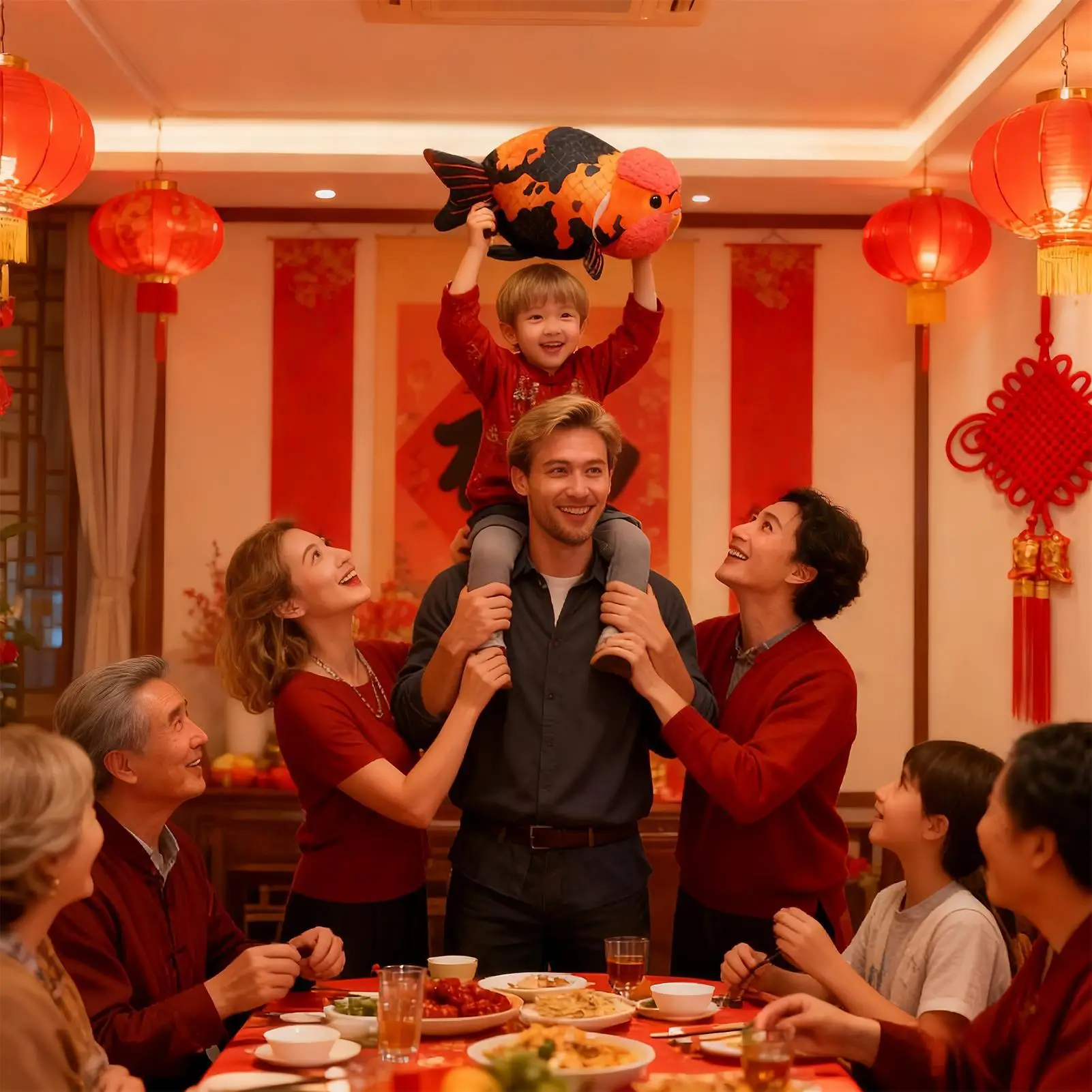 

Рыба, чучело животного, 3D карп Ранчу, милые плюшевые игрушки, рыба, мягкая кукла, подушка для детей, взрослых, детская, дома, настольный диван, прикроватная тумбочка